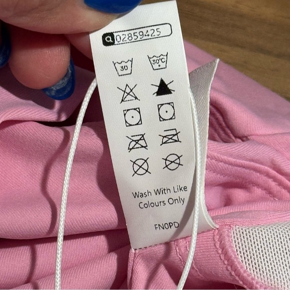 Halara Size Large Pink Square Neck Sleeveless Jumpsuit Comfort Stretch Wedding - Picture 5 of 5